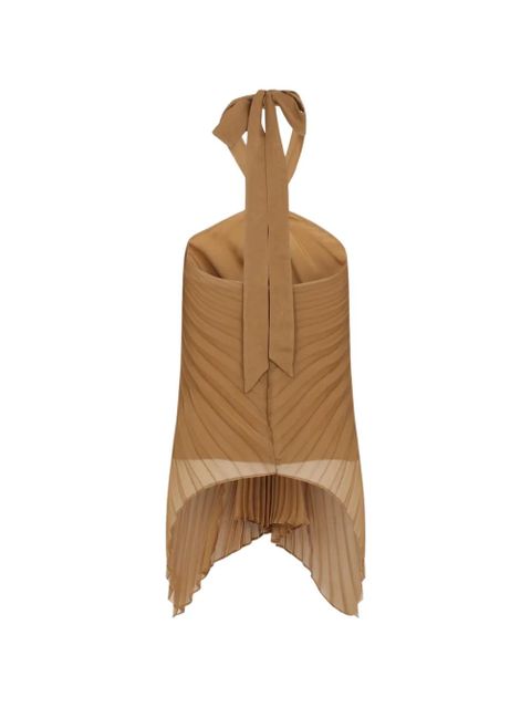 Max Mara ring-detail plissé-effect blouse - Neutrals - zdjęcie produktu nr 2