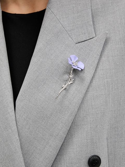 HUGO marynarka kolor szary dwurzędowa gładka 50554018