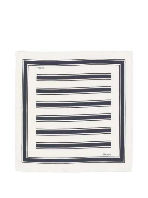 Max Mara striped scarf - Neutrals - zdjęcie produktu nr 1