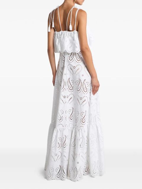 ETRO broderie-anglaise dress - White