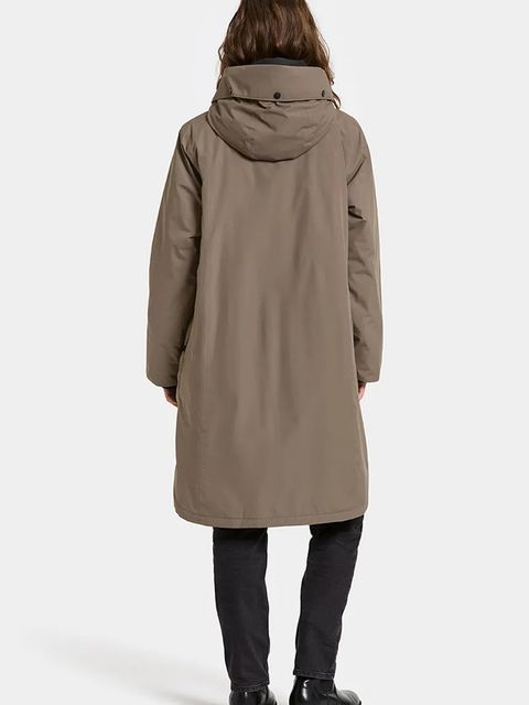 Didriksons parka AIKO kolor brązowy zimowa 505928 - zdjęcie produktu nr 2