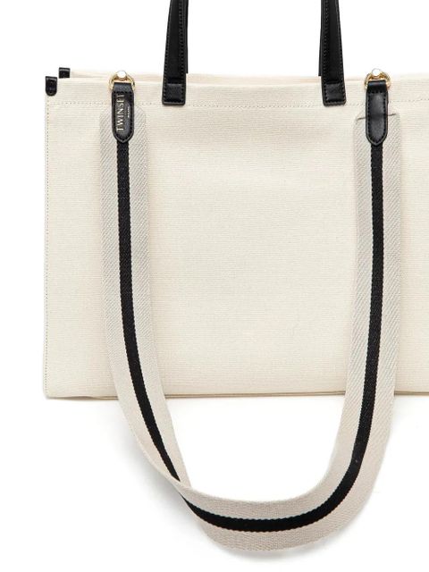 TWINSET logo tote bag - Neutrals