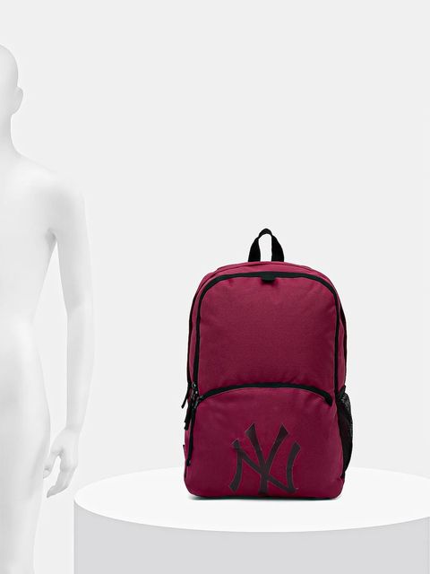 New Era plecak kolor różowy duży z nadrukiem 60667124