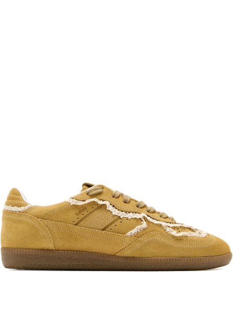 ALOHAS lace-trimmed suede sneakers - Yellow - zdjęcie produktu nr 1