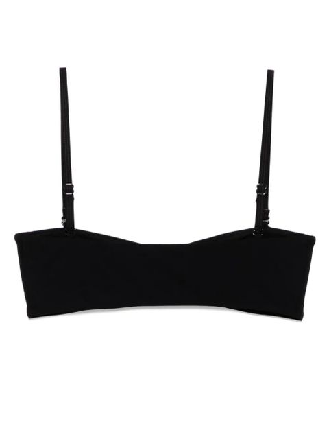 Christopher Esber ruched prong bandeau - Black