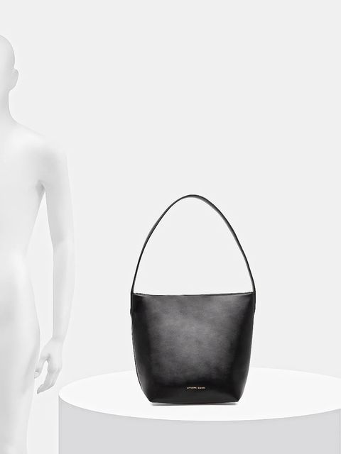 Liviana Conti torebka skórzana kolor czarny A5WA62