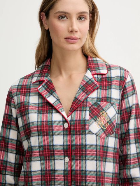 Lauren Ralph Lauren piżama damska kolor czerwony ILN92458F