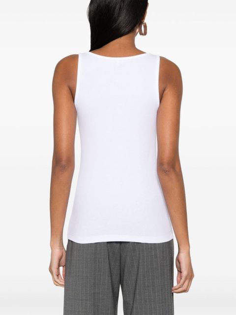 TOTEME ribbed tank top - White