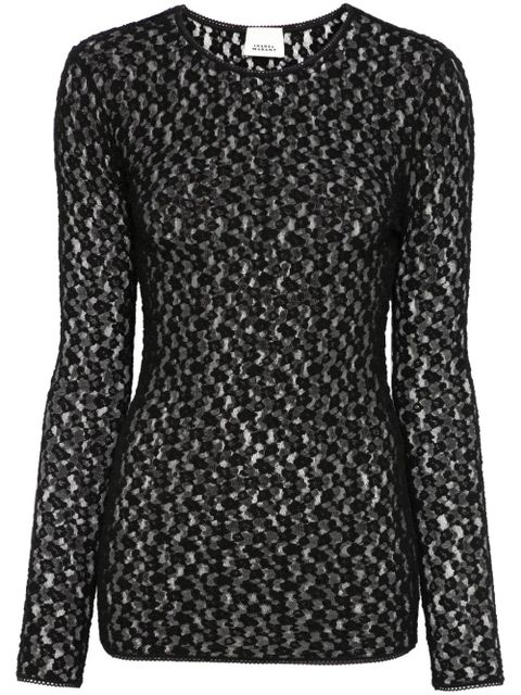 ISABEL MARANT Gaelle top - Black - zdjęcie produktu nr 1