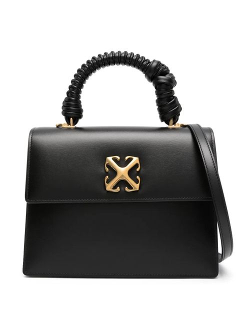 Off-White Jitney 2.8 leather tote bag - Black - zdjęcie produktu nr 1