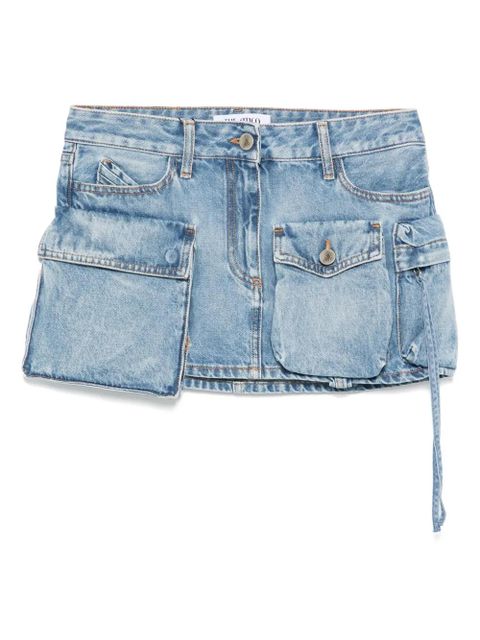 The Attico Fay mini skirt - Blue - zdjęcie produktu nr 1