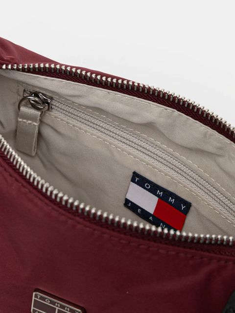 Tommy Jeans torebka kolor bordowy AW0AW17886