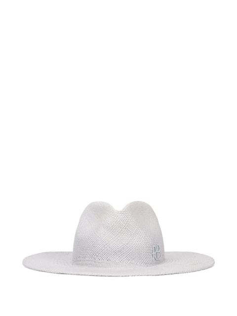 Ruslan Baginskiy wide brim raffia hat - White - zdjęcie produktu nr 1