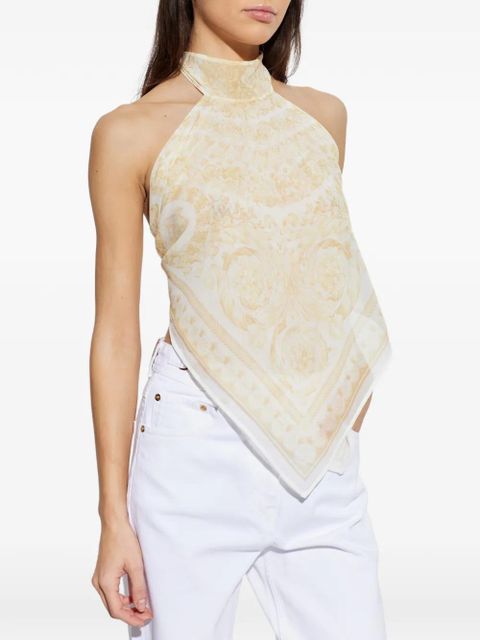 Versace paisley-pattern blouse - Neutrals