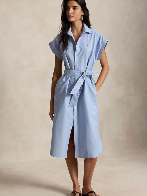 Polo Ralph Lauren sukienka koszulowa bawełniana - zdjęcie produktu nr 1