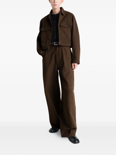 LEMAIRE wide-leg trousers - Brown - zdjęcie produktu nr 2