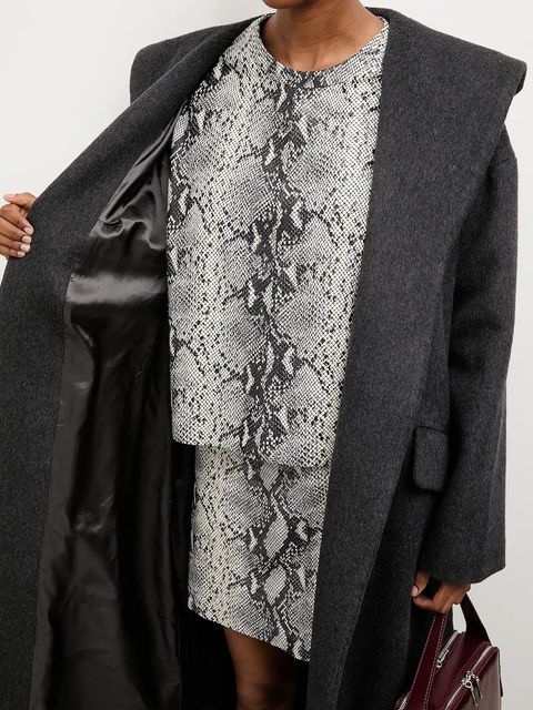 Answear.LAB płaszcz wełniany kolor czarny