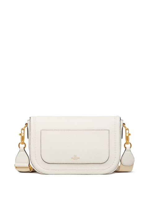 Valentino Garavani Alltime leather shoulder bag - Neutrals