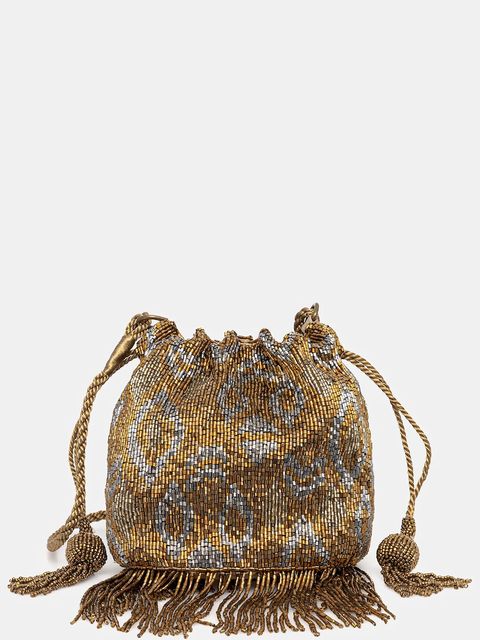 Hoss Intropia torebka kolor złoty 2052026 - zdjęcie produktu nr 1