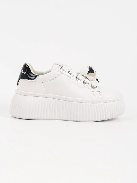 Karl Lagerfeld sneakersy skórzane KREEPER LO kolor biały KL42336T - zdjęcie produktu nr 1