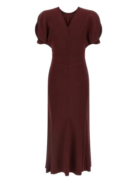 Victoria Beckham Bela midi dress - Red - zdjęcie produktu nr 1