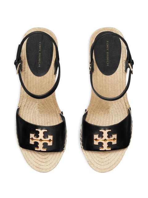 Tory Burch Eleanor wedge espadrilles - Black