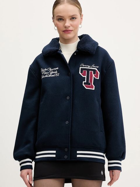 Tommy Jeans kurtka z dodatkiem wełny - zdjęcie produktu nr 1