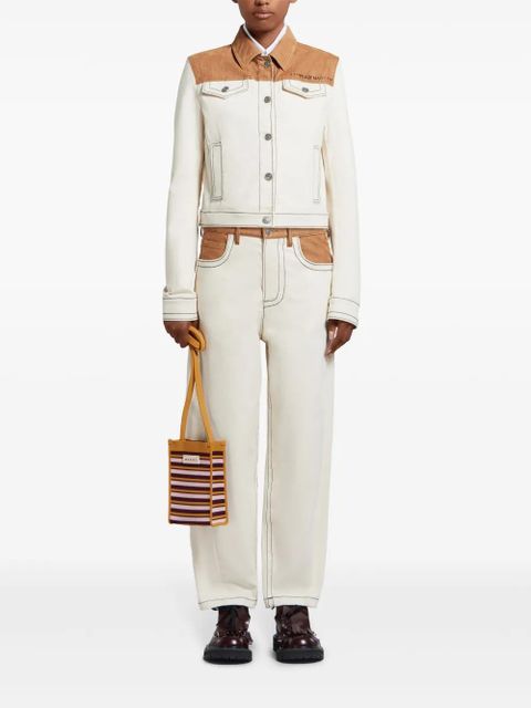 Marni logo-appliqué cross body bag - Orange - zdjęcie produktu nr 2