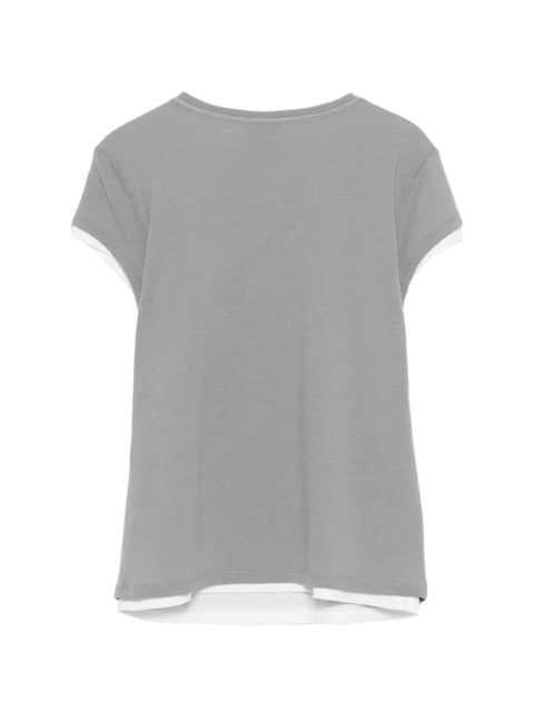 Alysi buttoned T-shirt - Grey - zdjęcie produktu nr 2