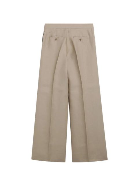 Max Mara pressed-crease wide-leg trousers - Neutrals - zdjęcie produktu nr 2
