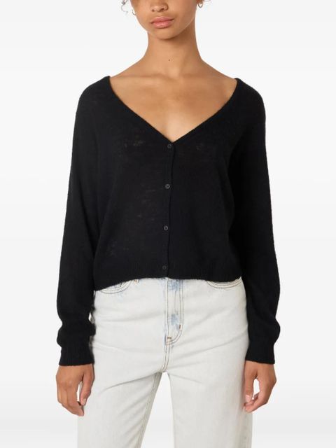 American Vintage Dumy V-neck cardigan - Black