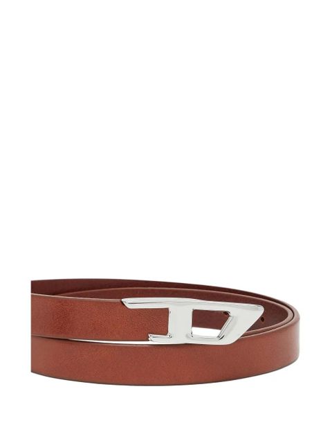 Diesel D logo belt - Brown