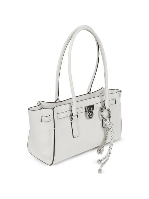 Michael Kors Hamilton leather shoulder bag - White