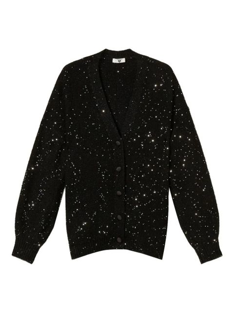 TWINSET sequin cardigan - Black - zdjęcie produktu nr 1