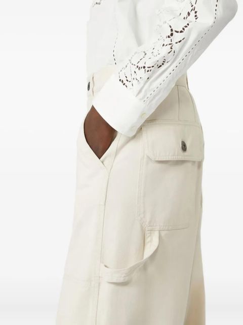 Weekend Max Mara high-waisted cargo trousers - Neutrals