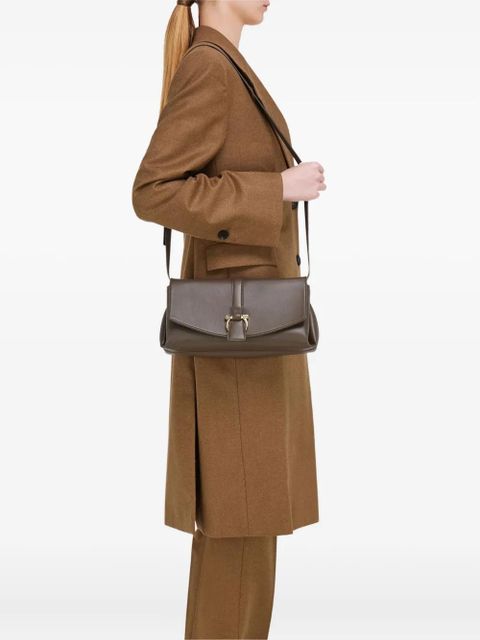 Ferragamo leather shoulder bag - Grey - zdjęcie produktu nr 2