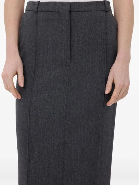 LouLou de Saison pleats midi skirt - Grey