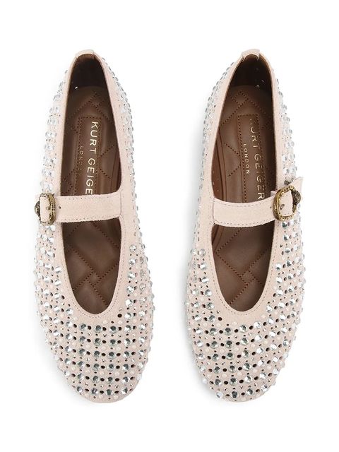 Kurt Geiger London baleriny zamszowe Mayfair Ballet Flat - zdjęcie produktu nr 1