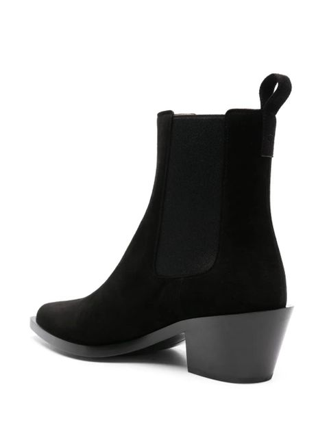 Gianvito Rossi Wylie 45mm suede boots - Black