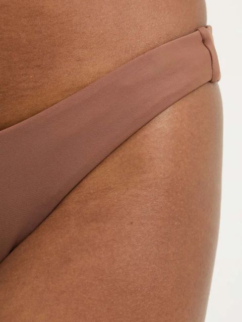 Answear.LAB dwuczęściowy strój kąpielowy i sukienka kolor brązowy lekko usztywniona miseczka