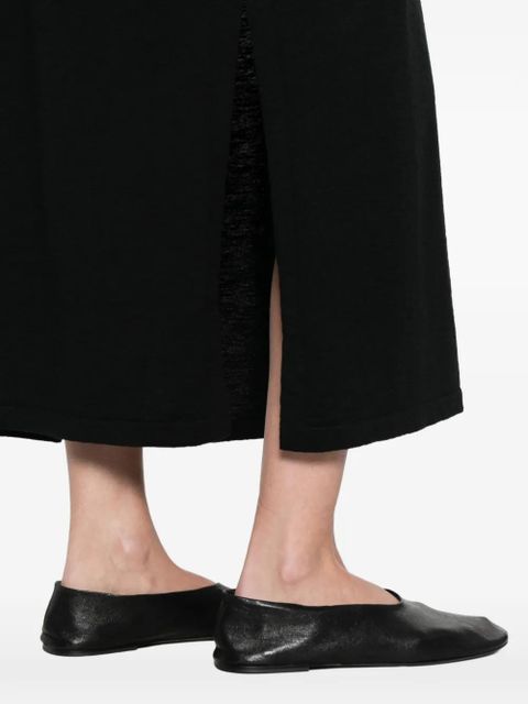 The Row short-sleeve dress - Black