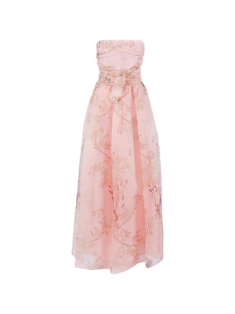 Max Mara Dominio floral-print dress - Pink - zdjęcie produktu nr 1