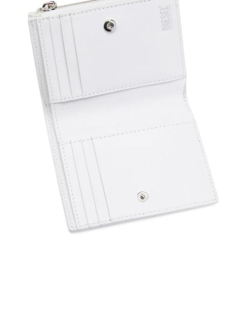Diesel 1DR leather wallet - White