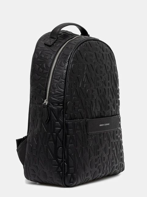 Armani Exchange plecak damski kolor czarny duży gładki XW001922 AF15774