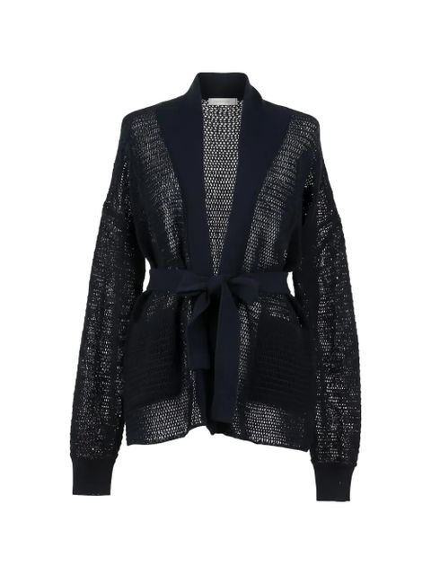 TWINSET belted cardigan - Blue - zdjęcie produktu nr 1