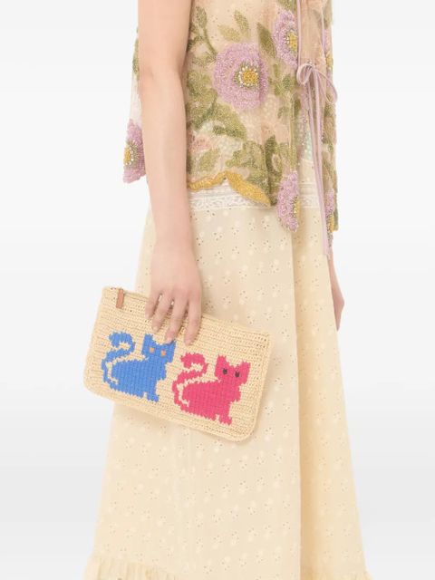 Valentino Garavani Raffiachat clutch bag - Neutrals - zdjęcie produktu nr 2