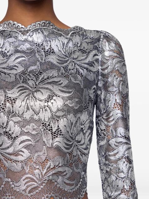 Rabanne cropped top - Silver