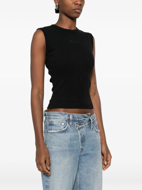 Axel Arigato ribbed knit top - Black - zdjęcie produktu nr 2
