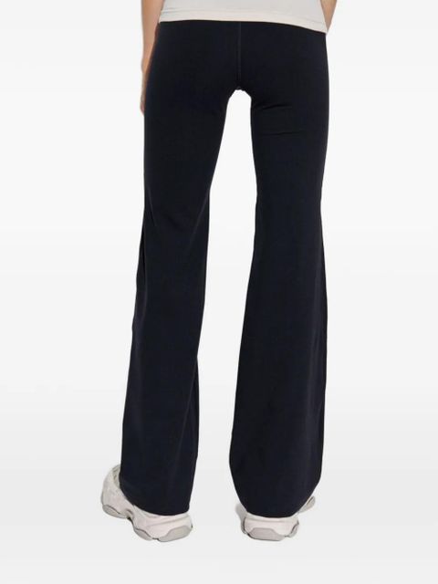 Balenciaga logo-detail flared-leg trousers - Black