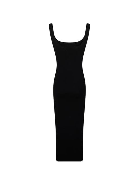 ENTIRE STUDIOS square-neck midi dress - Black - zdjęcie produktu nr 2